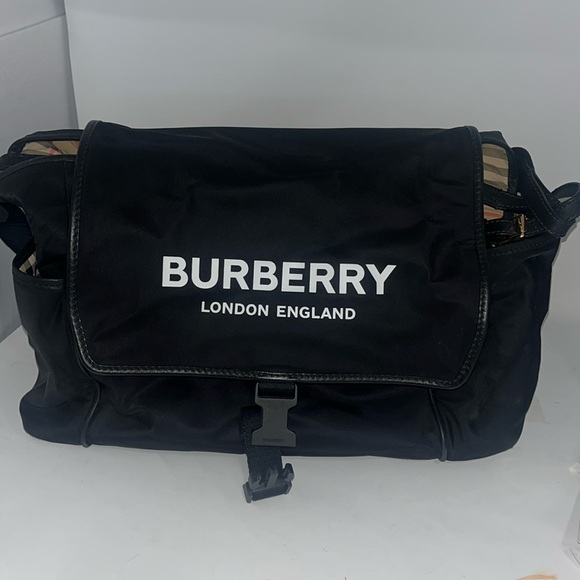 Burberry flap diaper bag new arrivals